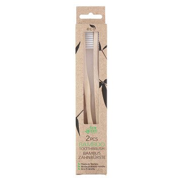 Bamboo Toothbrush, 2 pcs.