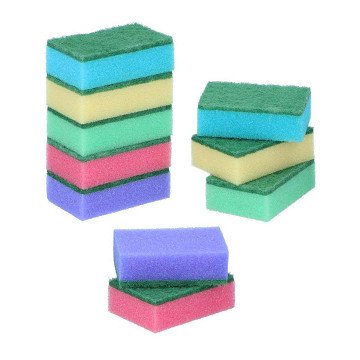 Scheuerschwamm - 10 Stück.