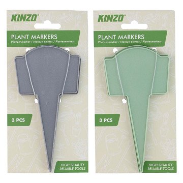 Pflanzenstecker, 3 Stück.