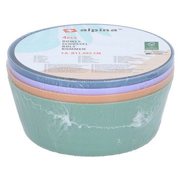 Colored Bowls, 4 pcs.