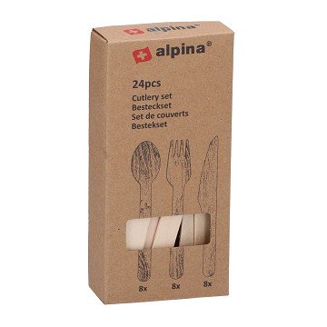Alpina Cutlery Set, 24 pcs.