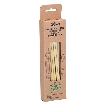 Drinking straws, 50 pcs.