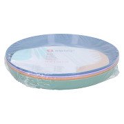 Farbige Teller, 4 Stk.