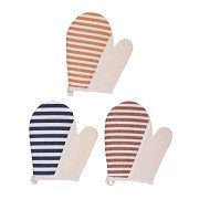 Bath Glove Stripes