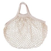 Einkaufstasche aus Baumwollnetz, 39 x 39 x 3 cm