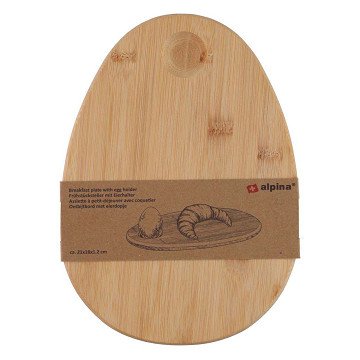 Frühstücksteller mit Eierbecher