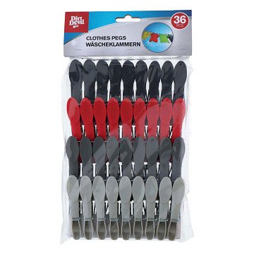 Wäscheklammern - 36 Stück.