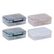 Alpina Brotdose mit separaten Fächern, 3-teilig.