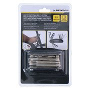 Dunlop Multifunktions-Fahrradwerkzeugset mit Hülle