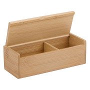 Houten Opbergdoos met Deksel, 16,5x6,5cm