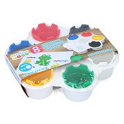 Paint tray set, 8 pieces.