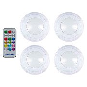 Kleurveranderende Draadloze Ledlamp, Set van 4