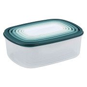 Aufbewahrungsbox 6-tlg. mit Deckel.
