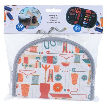 Nähset-Tasche - 39 Teile.