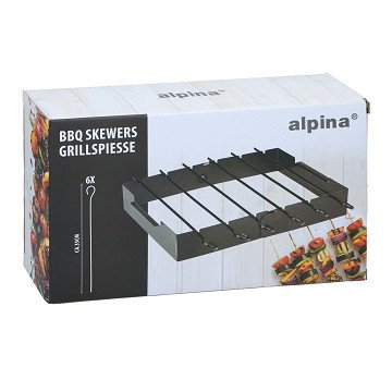 Barbecue Skewer Set, 6 pcs.