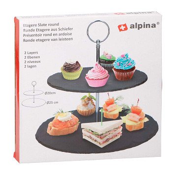 Natural Slate Shelf - 20/25cm