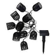 Solar Light String Black, 420cm