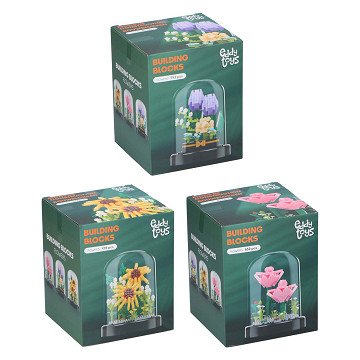 Building Blocks Flowers in a Glass Dome