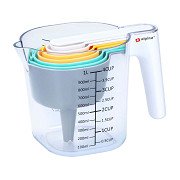 Messbecher-Set, 9-teilig.