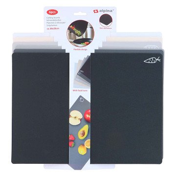 Snijplanken Set, 6dlg.