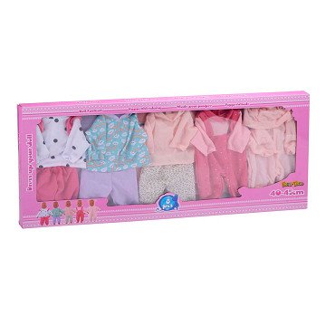 Poppenkleding set, 8dlg.