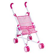 Puppenwagen Weiß und Rosa