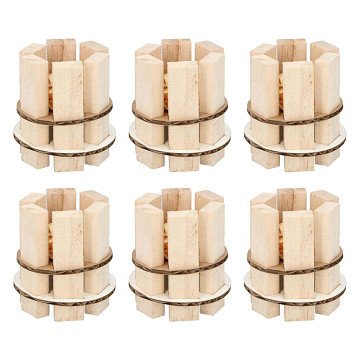 Houten Aanmaakblokjes van Hout, 6-pack