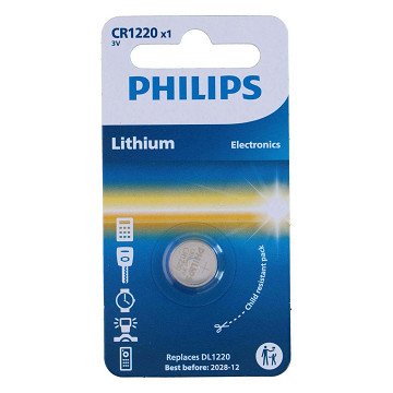 Philips Knoopcel CR1220 Lithium