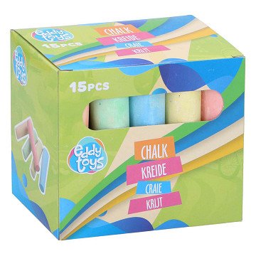 Sidewalk chalk - 15 pcs.