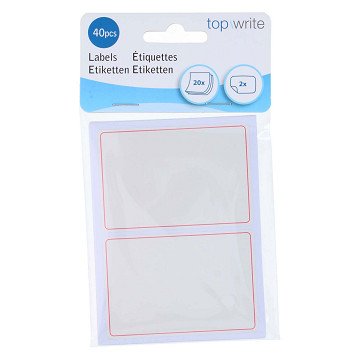 Labels, 40 pcs.