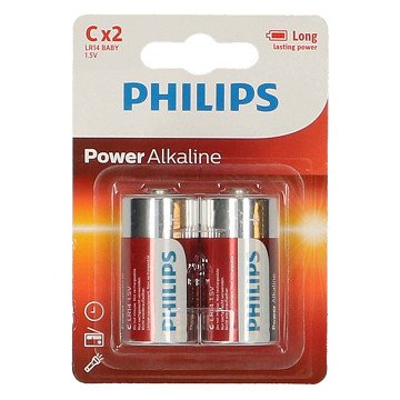 Philips Batterijen LR14 C Powerlife