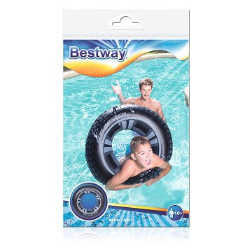 Bestway Swimming Ring Car Tire, 91cm