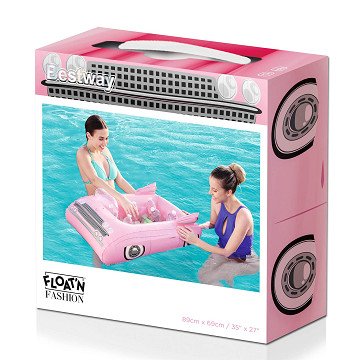 Bestway Inflatable Cooler Box Pink Cadillac, 24 Liters