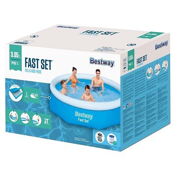 Bestway Fast Set Zwembad, 305cm