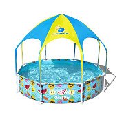 Bestway Steel Pro Zwembad met UV Zonnescherm, 244cm