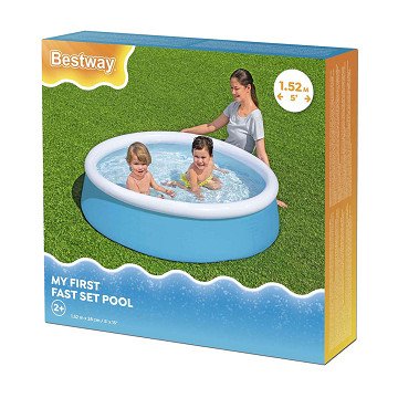 Bestway My First Fast Set Zwembad Rond, 152cm