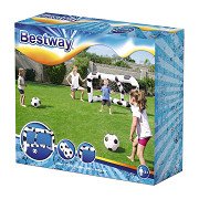 Bestway Playcenter Aufblasbares Fußballtor mit 2 Bällen