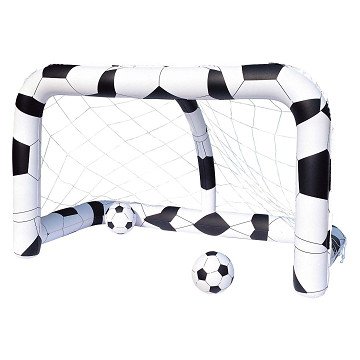 Bestway Playcenter Aufblasbares Fußballtor mit 2 Bällen