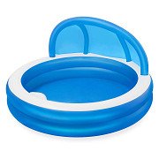 Bestway Family Pool Round Summer Days with UV Sunshade, 241cm
