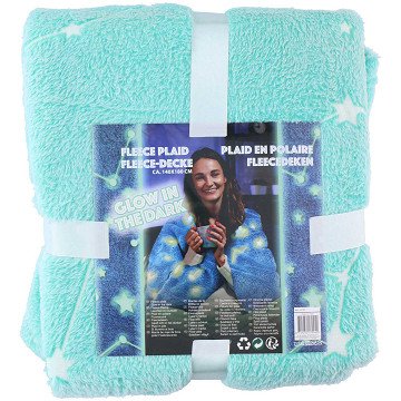 Deken Glow in the Dark - Groen