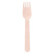 Disposable Fork Wood 16cm, 50pcs.