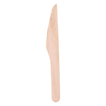 Disposable Knife Wood 16cm, 50pcs.