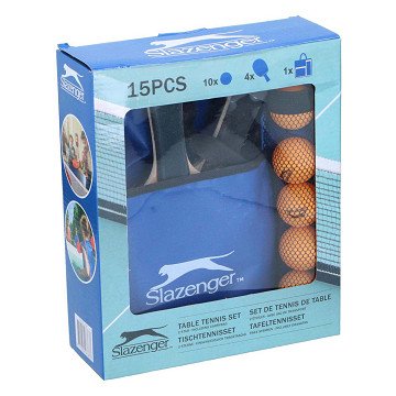 Slazenger Tischtennis-Set, 15-teilig.
