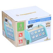 Holzwaage mit Karten, 9-tlg.