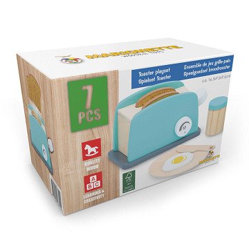 Wooden Toaster Set, 7pcs.