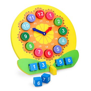 Wooden Learning Clock, 20 pcs.