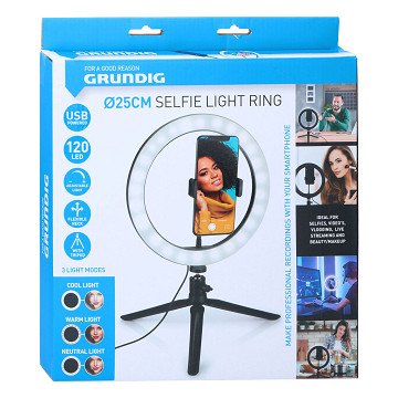Selfie-Lichtring 120 LED, 25cm
