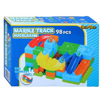 Plastic Marble Run Marble, 98 pcs.