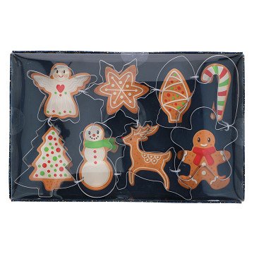 Christmas cookie cutters, 8 pcs.