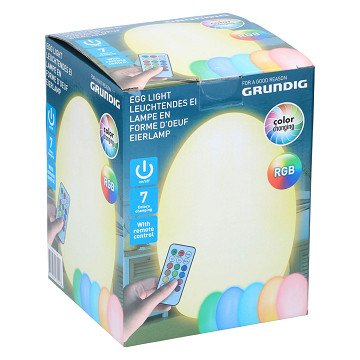 Color Changing Egg Night Light with Remote Control
